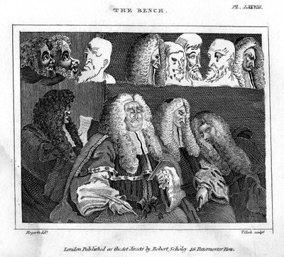 Ławka, XVIII wiek. autorstwa Thomas Clerk