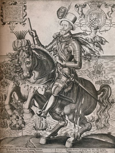 Lord Howard z Effingham, c1600 autorstwa Thomas Cockson