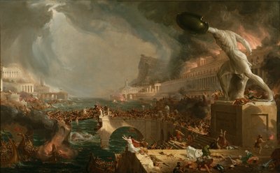 Zniszczenie imperium autorstwa Thomas Cole