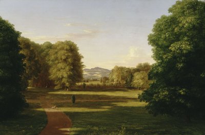 Ogrody posiadłości Van Rensselaer autorstwa Thomas Cole