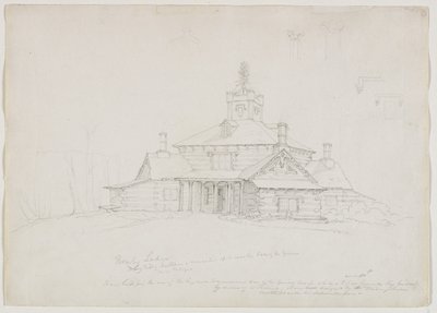 Hornby Lodge, 1839 autorstwa Thomas Cole