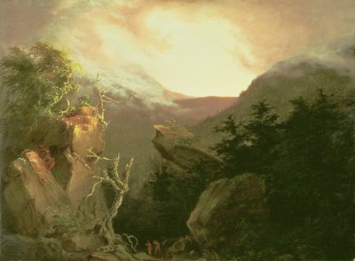 Górski wschód słońca, 1826 autorstwa Thomas Cole