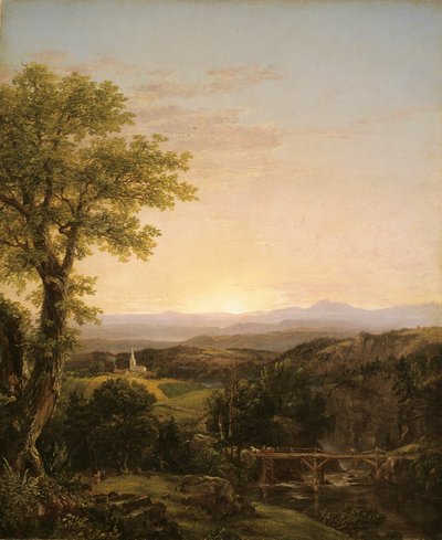 Krajobraz Nowej Anglii autorstwa Thomas Cole