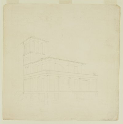 Proponowana willa w Catskill autorstwa Thomas Cole