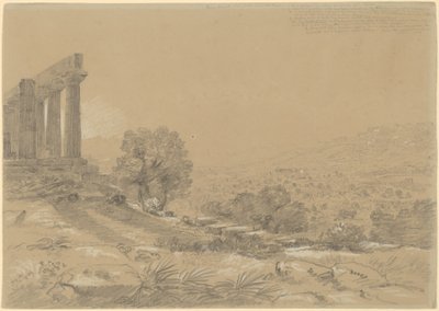 Świątynia Juno, Agrigento autorstwa Thomas Cole
