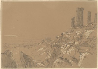 Świątynie Junony, Luciny i Concordii - Agrigento, Sycylia autorstwa Thomas Cole