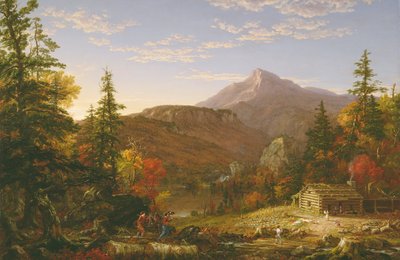 Powrót łowcy autorstwa Thomas Cole