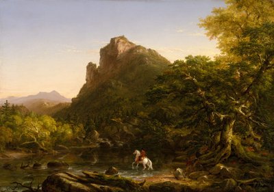Górski bród, 1846. autorstwa Thomas Cole