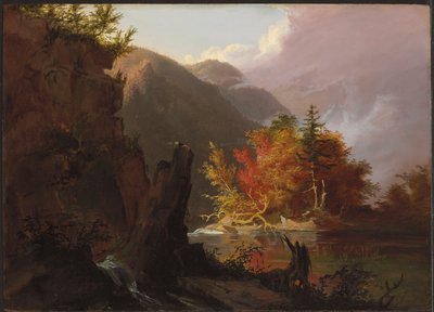 Widok w ząbku Kaaterskill, 1826 autorstwa Thomas Cole