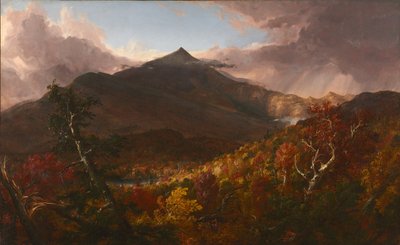 Widok na górę Schroon, hrabstwo Essex, Nowy Jork, po burzy, 1838. autorstwa Thomas Cole