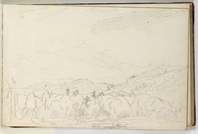 Widok na górę Schroon patrząc na północ 28 czerwca autorstwa Thomas Cole