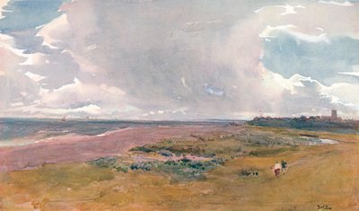 Southwold z plaży, 1860-1890, 1906. autorstwa Thomas Collier