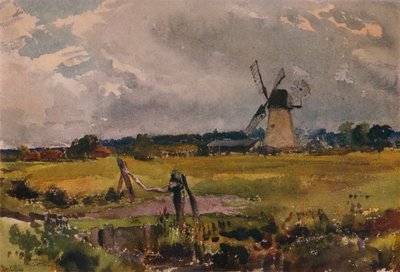 Wiatrak, c1890 autorstwa Thomas Collier