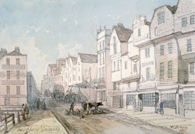 Long Lane, City of London, 1851. autorstwa Thomas Colman Dibdin