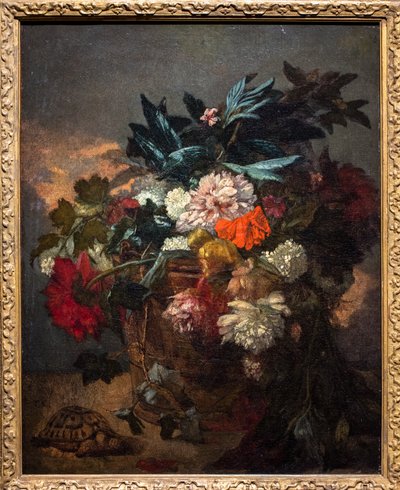 Bouquet de fleurs, ok. 1862 lub 1871 (olej na płótnie) autorstwa Thomas Couture