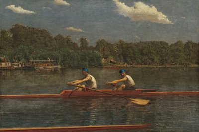 The Biglin Brothers Racing autorstwa Thomas Cowperthwait Eakins