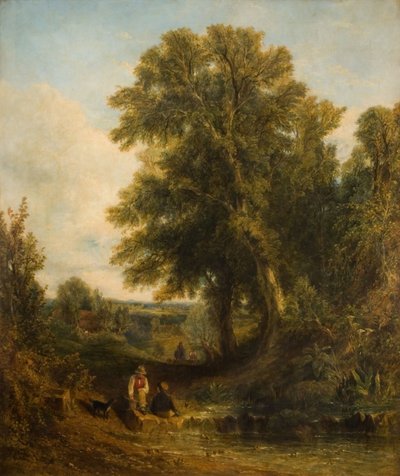 Krajobraz angielski, 1829. autorstwa Thomas Creswick