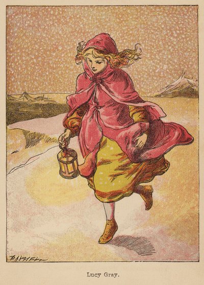 Lucy Gray (kolorowy grawerunek) autorstwa Thomas Dalziel