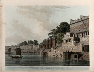 Dusasumade Gaut, w Benares autorstwa Thomas Daniell