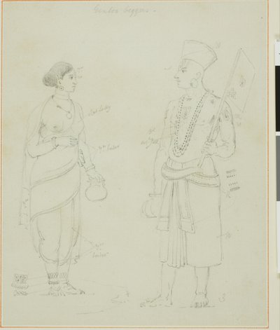 Żebracy Gintoo autorstwa Thomas Daniell