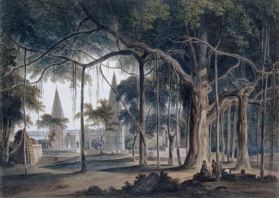 Świątynie hinduistyczne w Aghori, Uttar Pradesh, autorstwa Thomas Daniell