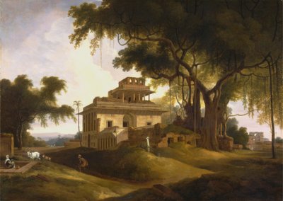 Ruiny Nauratan, Sasaram, Bihar autorstwa Thomas Daniell