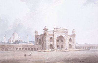 Brama Taj Mahal, Agra, Uttar Pradesh, autorstwa Thomas Daniell
