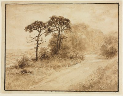 Krajobraz z krętą drogą, 1833. autorstwa Thomas Doughty