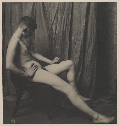 Akt Billa Ducketta w Art Students’ League w Filadelfii autorstwa Thomas Eakins