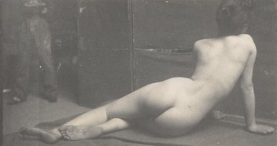 [Akt od tyłu], ok. godz. 1889 r., ok. 1889 r. 1889. autorstwa Thomas Eakins