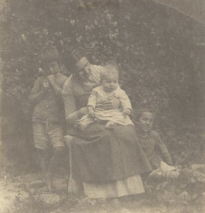 [Frances Crowell i jej dzieci]. autorstwa Thomas Eakins