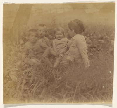 [Frances Eakins Crowell i czworo jej dzieci] autorstwa Thomas Eakins