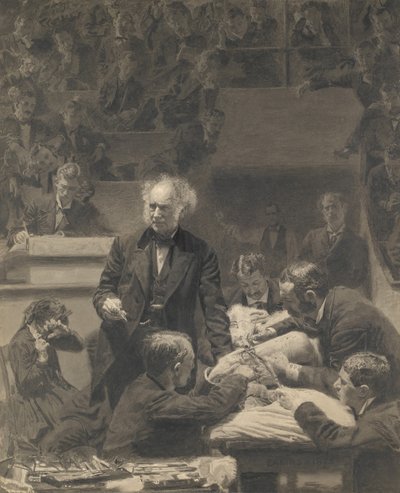 Klinika Grossa, 1875-76. autorstwa Thomas Eakins