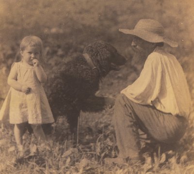 [Katie Crowell, William J. Crowell i „Piero?”] autorstwa Thomas Eakins