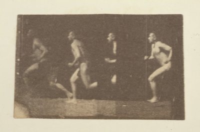 Fotografie Marey Wheel Thomasa Eakinsa, 1884. autorstwa Thomas Eakins
