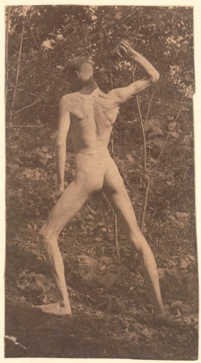 Rock Thrower, c. 1883. autorstwa Thomas Eakins