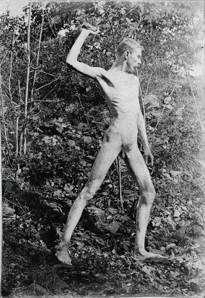 Rock Thrower, c. 1883. autorstwa Thomas Eakins