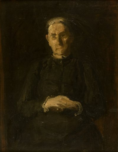 Studium do „Portretu pani Elizabeth Duane Gillespie” autorstwa Thomas Eakins