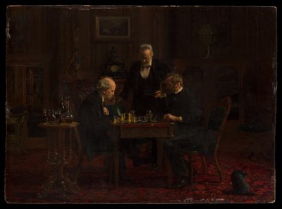 Szachiści autorstwa Thomas Eakins
