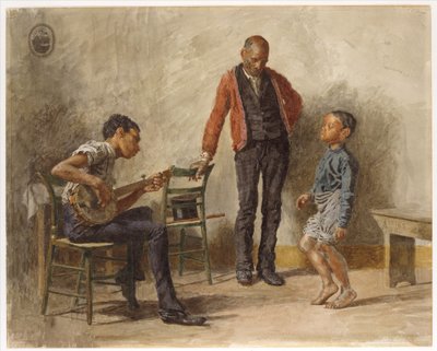 Lekcja tańca autorstwa Thomas Eakins
