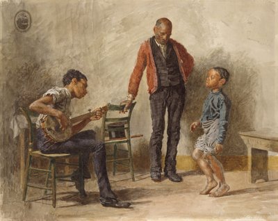 Lekcja tańca, 1878. autorstwa Thomas Eakins