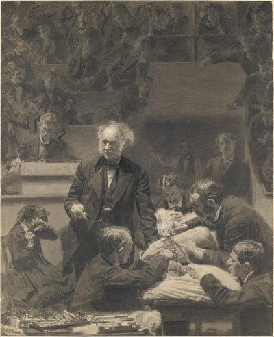 Klinika Grossa autorstwa Thomas Eakins