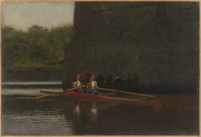 Wioślarze (Bracia Schreiber) autorstwa Thomas Eakins