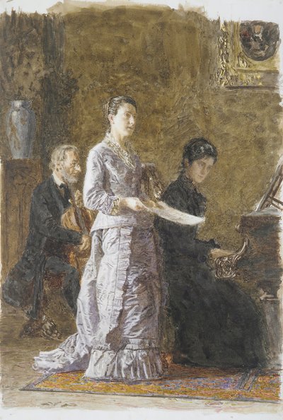 Żałosna piosenka, 1881. autorstwa Thomas Eakins