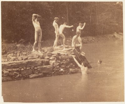 Thomas Eakins i studenci, ok. 1930 1883. autorstwa Thomas Eakins