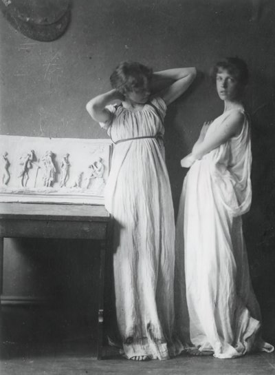 Niezidentyfikowane modele w strojach greckich 1883. autorstwa Thomas Eakins