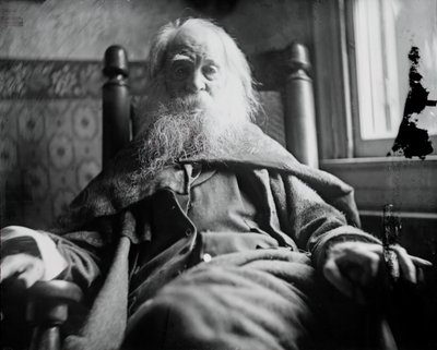 Walt Whitman w Camden, NJ, c. 1891. autorstwa Thomas Eakins