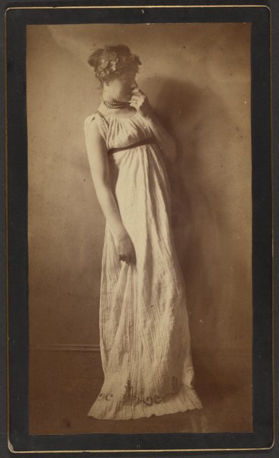 Kobieta w klasycznym stroju autorstwa Thomas Eakins
