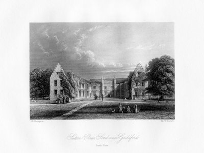 Sutton Place, niedaleko Guildford, Surrey, XIX wiek. autorstwa Thomas F. Darmill