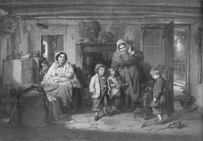 Bairn bez mitry, c1893, 1911 autorstwa Thomas Faed